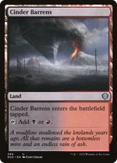 Desolação de Cinzas / Cinder Barrens - Magic: The Gathering - MoxLand